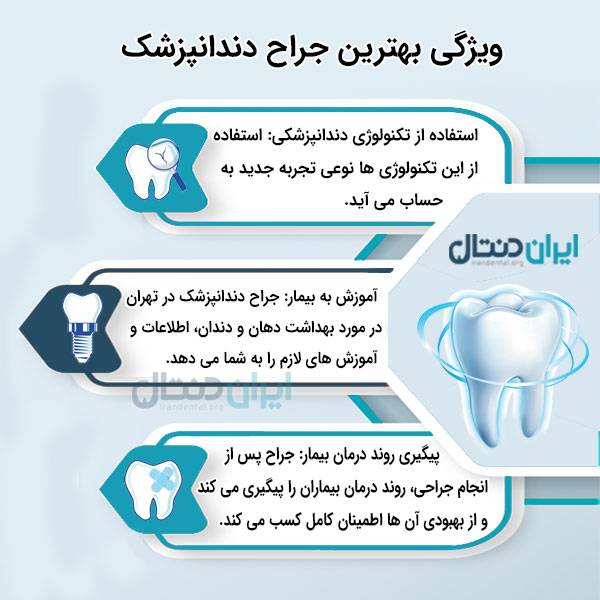 بهترین جراح دندانپزشک در تهران