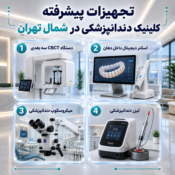 تجهیزات کلینیک دندانپزشکی در شمال تهران