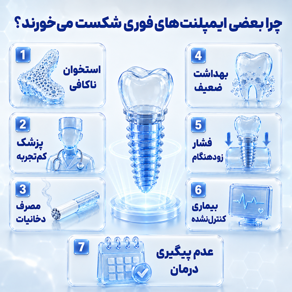 قبل از انتخاب متخصص ایمپلنت فوری در مشهد به چه نکاتی توجه کنیم؟
