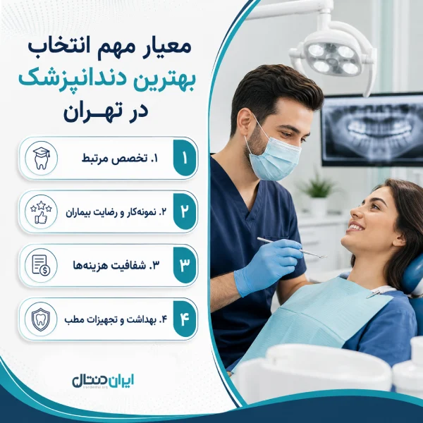 معیار های مهم انتخاب بهترین دندانپزشک در تهران
