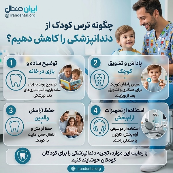 چگونه ترس کودک از دندانپزشکی را کاهش دهیم؟
