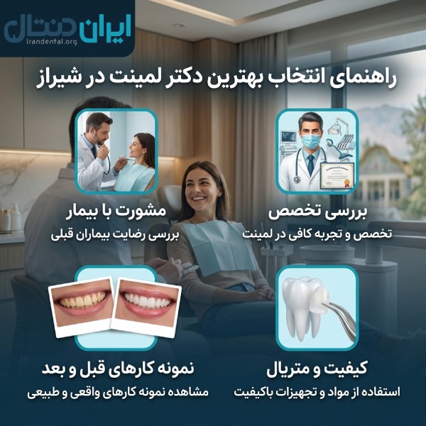 راهنمای انتخاب بهترین دکتر لمینت در شیراز